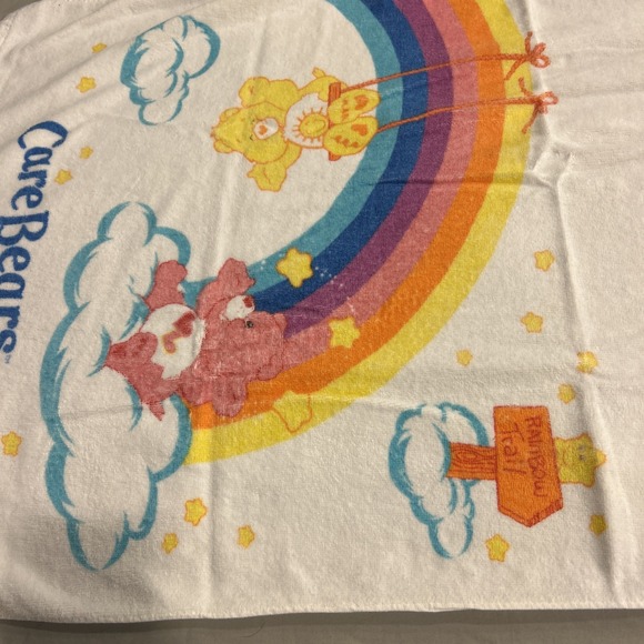 Care Bears Towel Bath Towel 2 Wash Cloths‎ Pillow Case 2004 Vintage - Picture 5 of 16